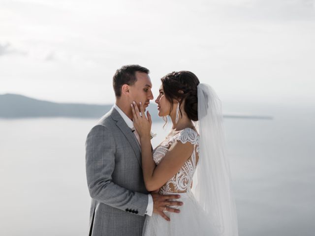 Liliya and Marat&apos;s Wedding in Santorini, Greece 63