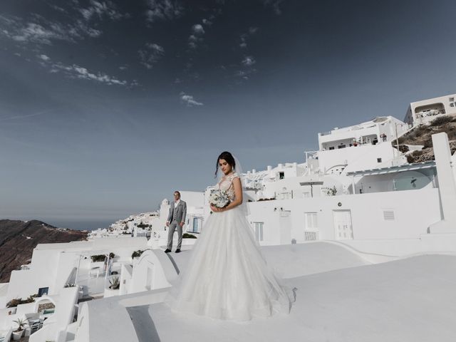 Liliya and Marat&apos;s Wedding in Santorini, Greece 67