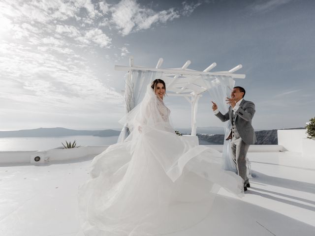 Liliya and Marat&apos;s Wedding in Santorini, Greece 77