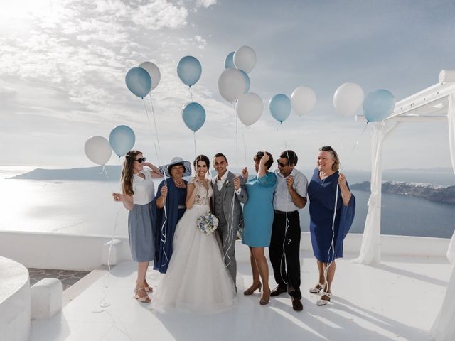 Liliya and Marat&apos;s Wedding in Santorini, Greece 78