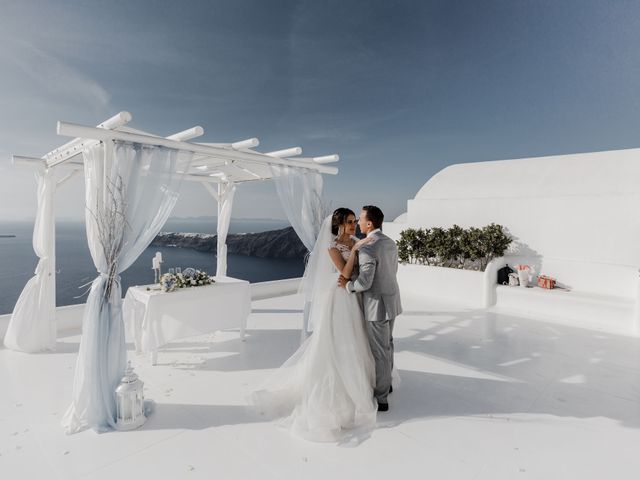 Liliya and Marat&apos;s Wedding in Santorini, Greece 86