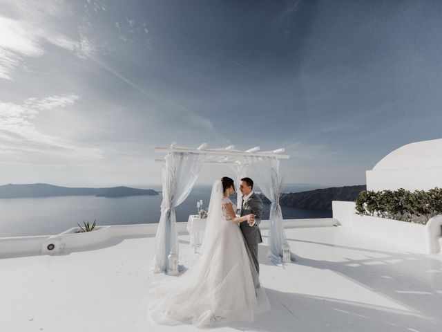 Liliya and Marat&apos;s Wedding in Santorini, Greece 88