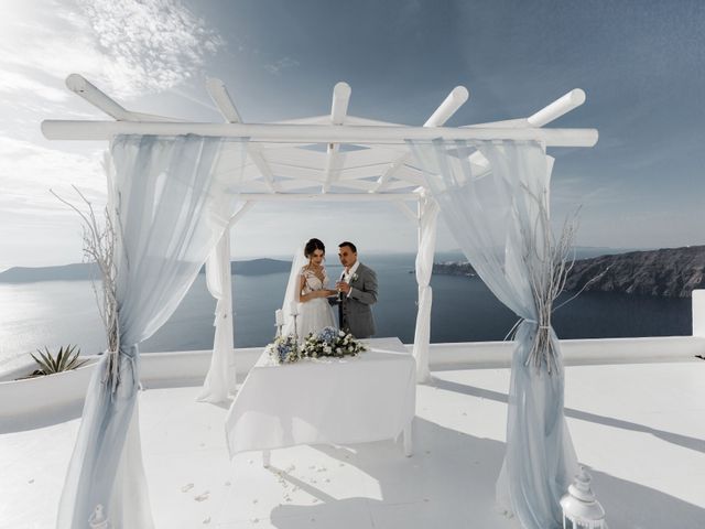 Liliya and Marat&apos;s Wedding in Santorini, Greece 90