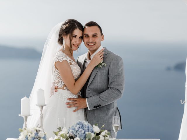 Liliya and Marat&apos;s Wedding in Santorini, Greece 91