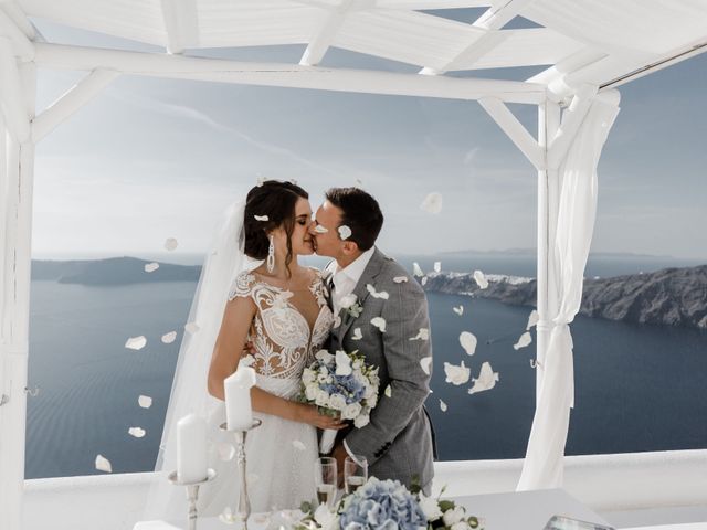 Liliya and Marat&apos;s Wedding in Santorini, Greece 104