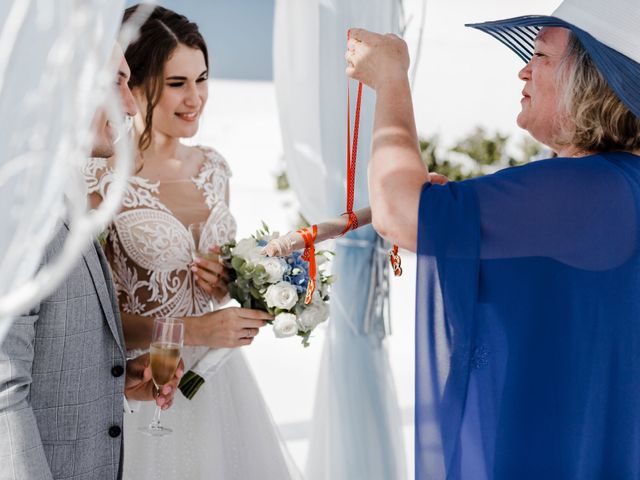 Liliya and Marat&apos;s Wedding in Santorini, Greece 110