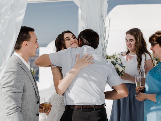 Liliya and Marat&apos;s Wedding in Santorini, Greece 111