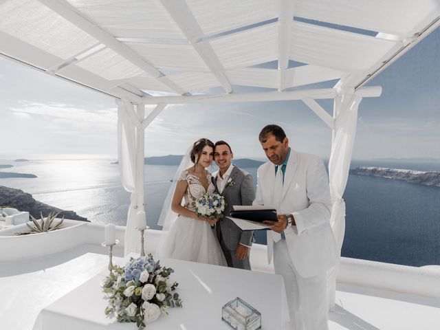 Liliya and Marat&apos;s Wedding in Santorini, Greece 118