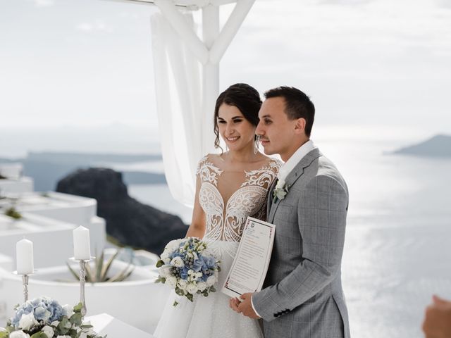 Liliya and Marat&apos;s Wedding in Santorini, Greece 119