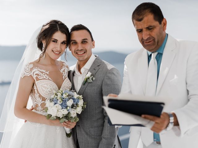 Liliya and Marat&apos;s Wedding in Santorini, Greece 120