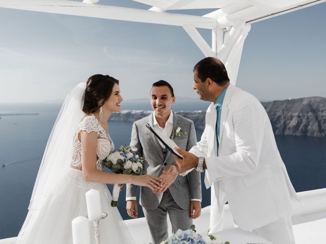 Liliya and Marat&apos;s Wedding in Santorini, Greece 123