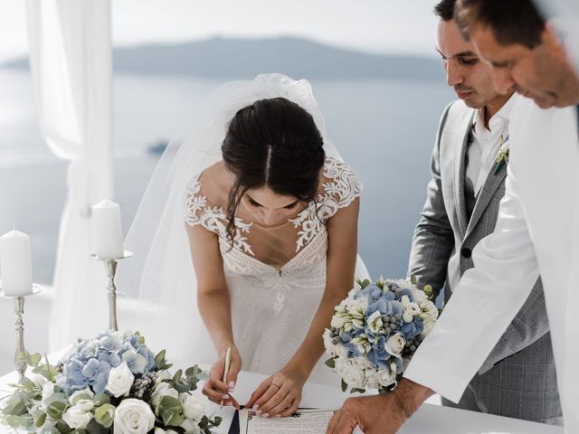 Liliya and Marat&apos;s Wedding in Santorini, Greece 125