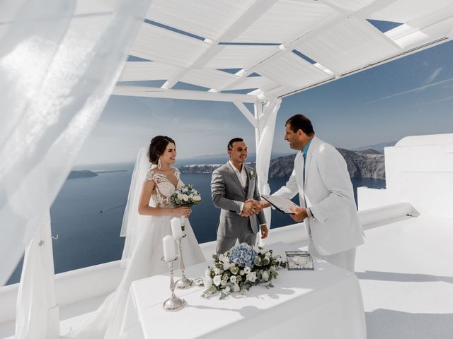 Liliya and Marat&apos;s Wedding in Santorini, Greece 126