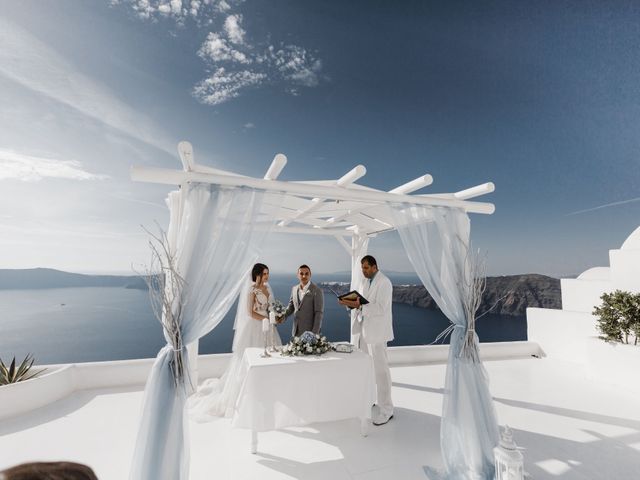 Liliya and Marat&apos;s Wedding in Santorini, Greece 135