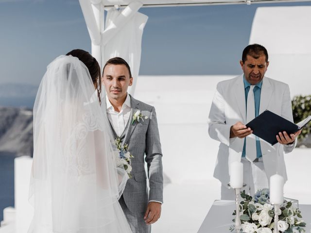 Liliya and Marat&apos;s Wedding in Santorini, Greece 136