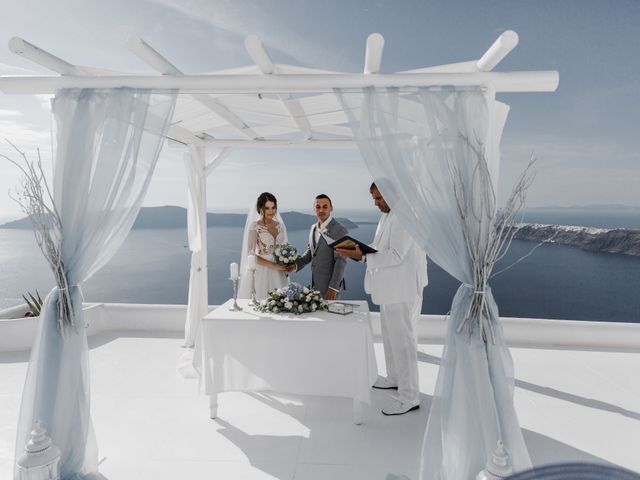 Liliya and Marat&apos;s Wedding in Santorini, Greece 137