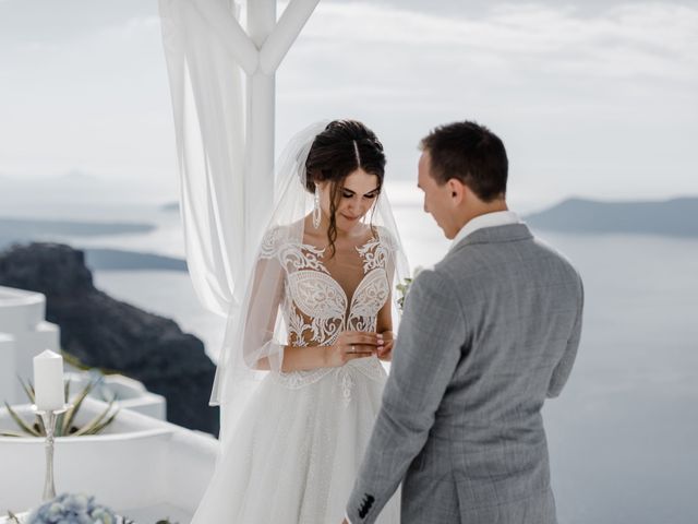 Liliya and Marat&apos;s Wedding in Santorini, Greece 138
