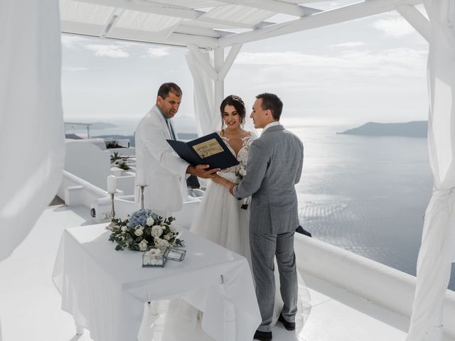 Liliya and Marat&apos;s Wedding in Santorini, Greece 142