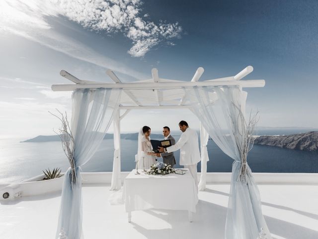 Liliya and Marat&apos;s Wedding in Santorini, Greece 143