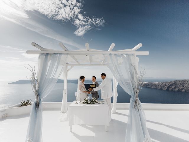 Liliya and Marat&apos;s Wedding in Santorini, Greece 145