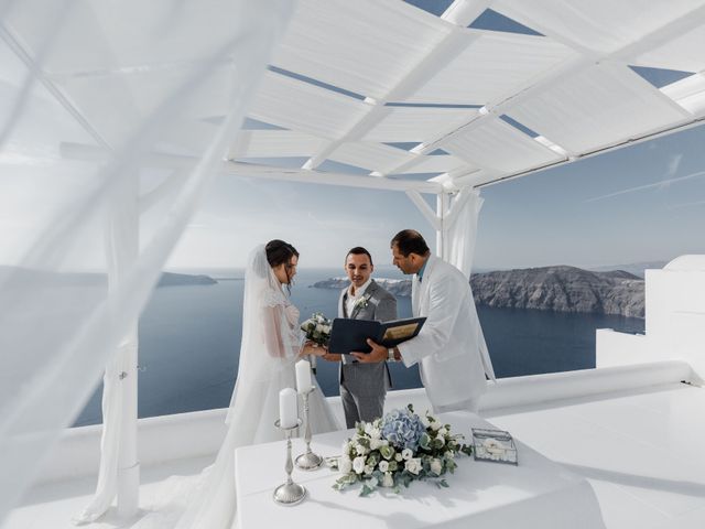 Liliya and Marat&apos;s Wedding in Santorini, Greece 147