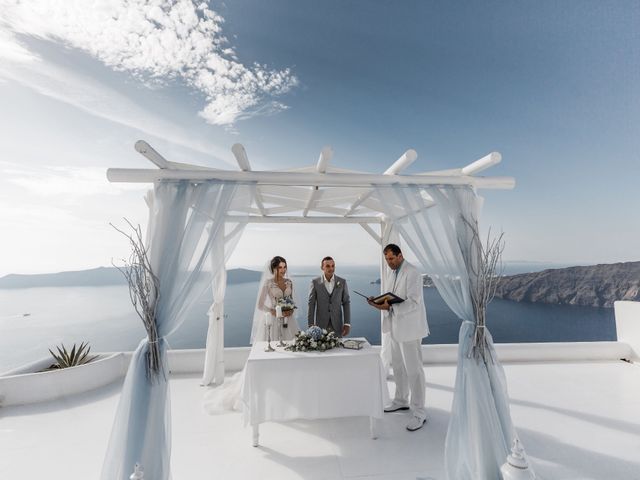 Liliya and Marat&apos;s Wedding in Santorini, Greece 150