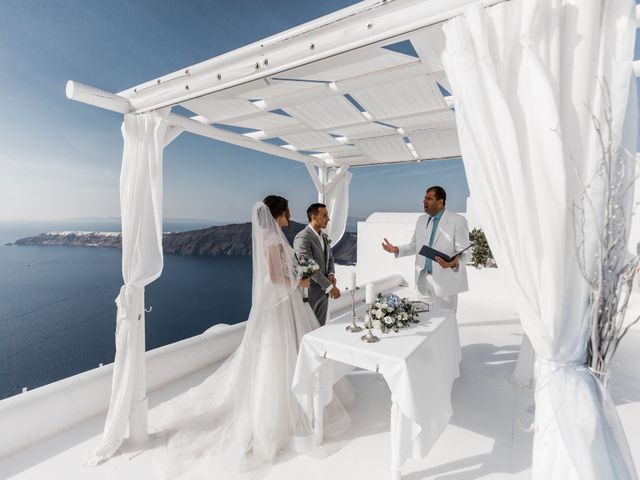 Liliya and Marat&apos;s Wedding in Santorini, Greece 152