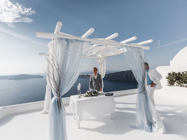 Liliya and Marat&apos;s Wedding in Santorini, Greece 154