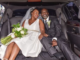 Lisa Ivy &amp; Clarence Baker, Jr&apos;s wedding 3