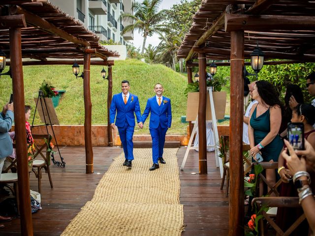 Gabe and Luke&apos;s Wedding in Cancun, Mexico 9