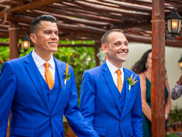 Gabe and Luke&apos;s Wedding in Cancun, Mexico 10