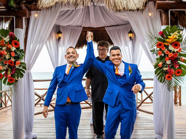 Gabe and Luke&apos;s Wedding in Cancun, Mexico 16