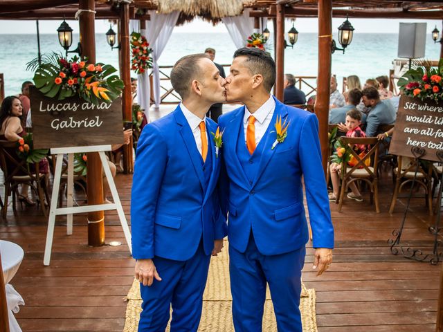 Gabe and Luke&apos;s Wedding in Cancun, Mexico 17
