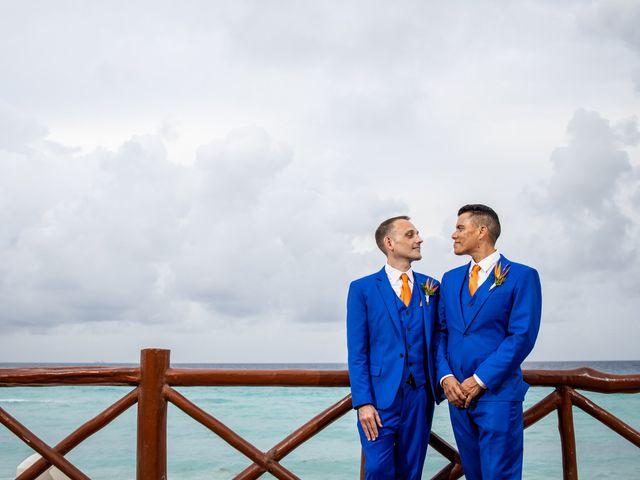Gabe and Luke&apos;s Wedding in Cancun, Mexico 20