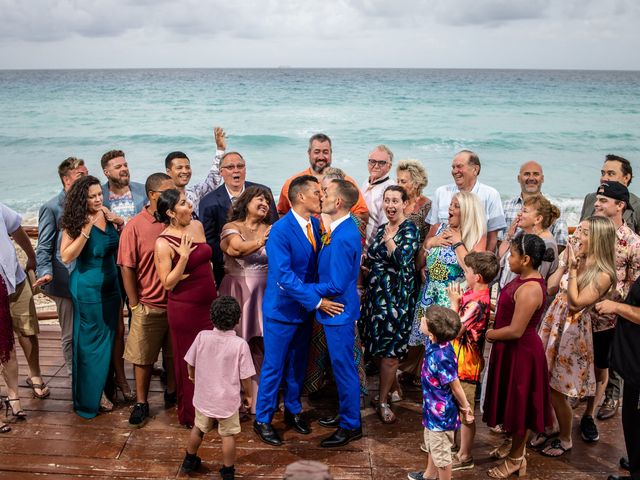 Gabe and Luke&apos;s Wedding in Cancun, Mexico 23