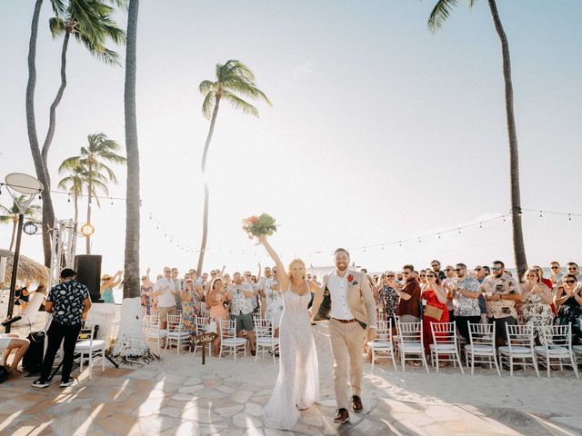 Matt and Chelsea&apos;s Wedding in Pam - Eagle Beach, Aruba 20