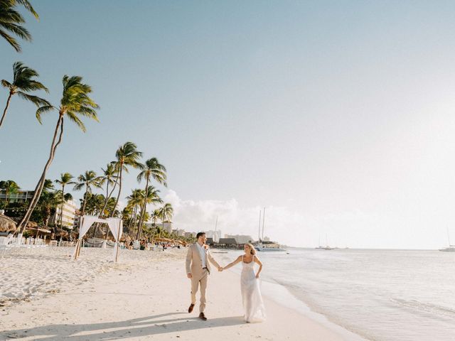 Matt and Chelsea&apos;s Wedding in Pam - Eagle Beach, Aruba 23