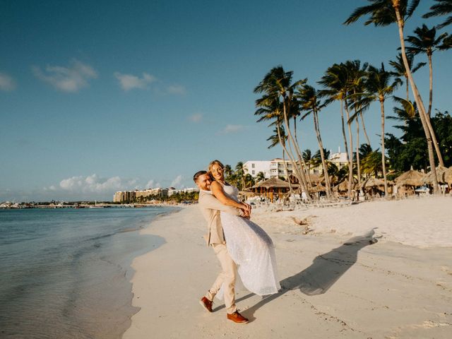 Matt and Chelsea&apos;s Wedding in Pam - Eagle Beach, Aruba 26