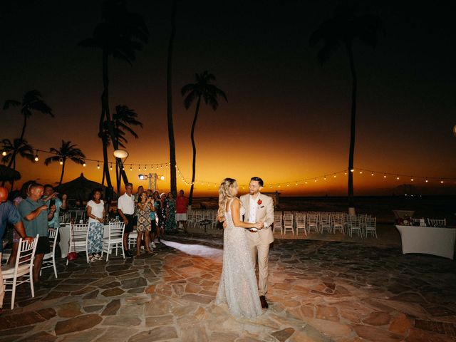 Matt and Chelsea&apos;s Wedding in Pam - Eagle Beach, Aruba 38