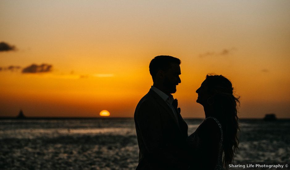 Matt and Chelsea's Wedding in Pam - Eagle Beach, Aruba