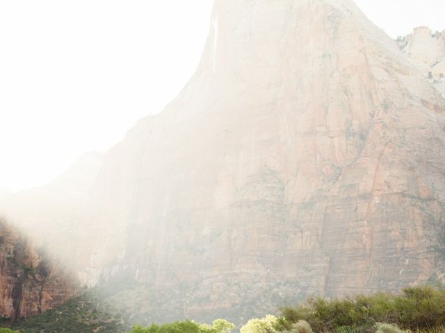 Ben and Jean&apos;s Wedding in Springdale, Utah 8