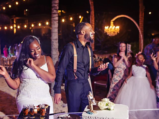 Laquam and Amber&apos;s Wedding in Cancun, Mexico 31