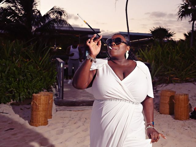 Laquam and Amber&apos;s Wedding in Cancun, Mexico 34