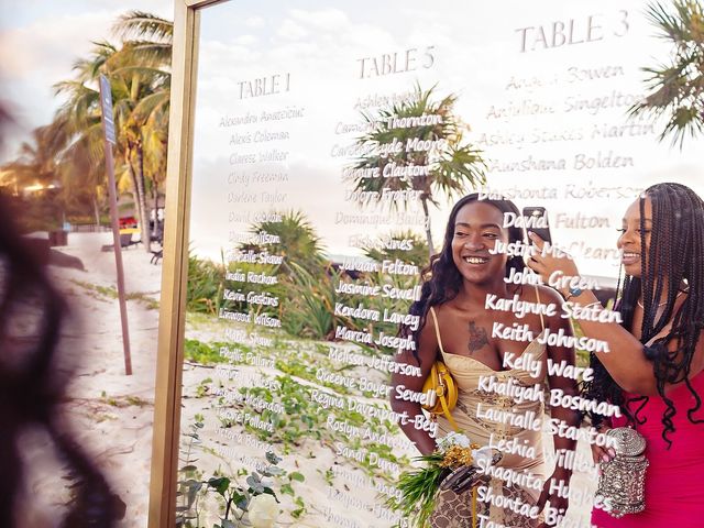 Laquam and Amber&apos;s Wedding in Cancun, Mexico 42