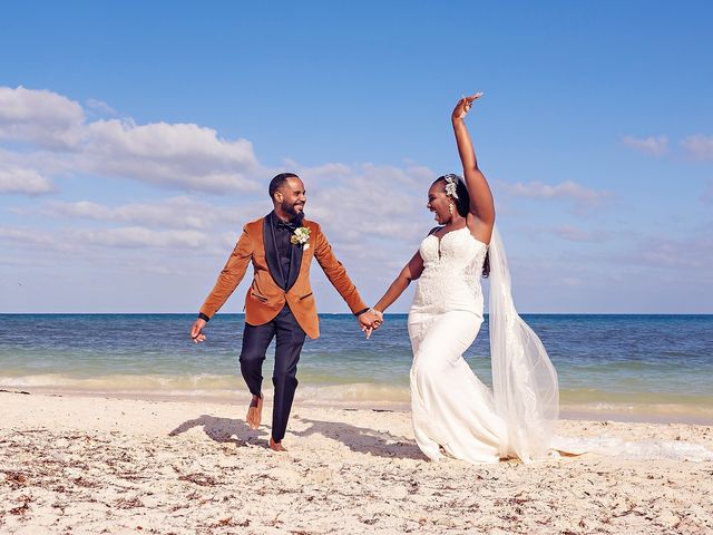 Laquam and Amber&apos;s Wedding in Cancun, Mexico 66