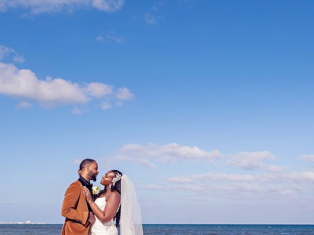 Laquam and Amber&apos;s Wedding in Cancun, Mexico 72