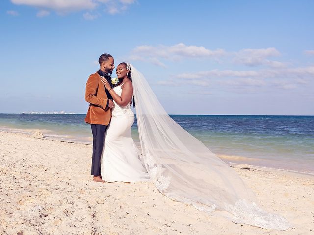 Laquam and Amber&apos;s Wedding in Cancun, Mexico 73