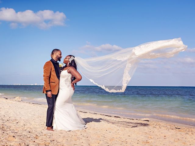 Laquam and Amber&apos;s Wedding in Cancun, Mexico 74