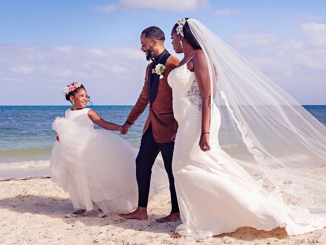Laquam and Amber&apos;s Wedding in Cancun, Mexico 81