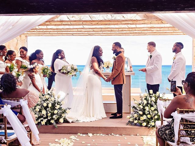 Laquam and Amber&apos;s Wedding in Cancun, Mexico 100